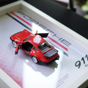 Porsche 911 Turbo — 3D Framed Diecast Shadow Box Display